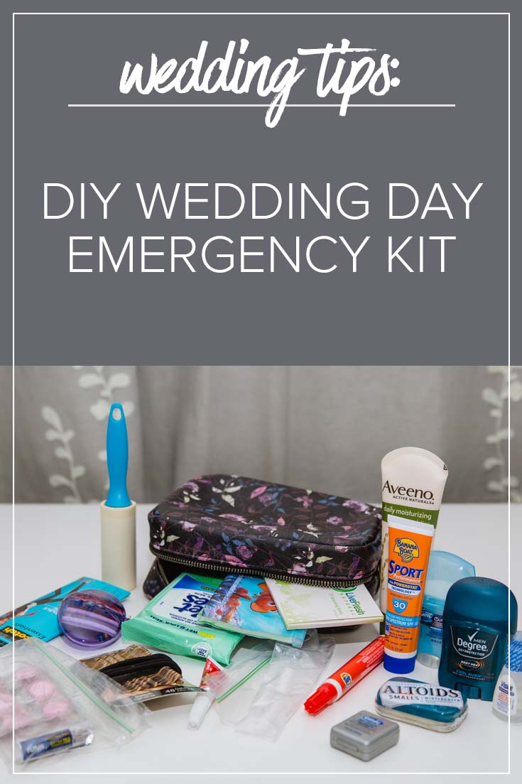 DIY Wedding Day Emergency Kit