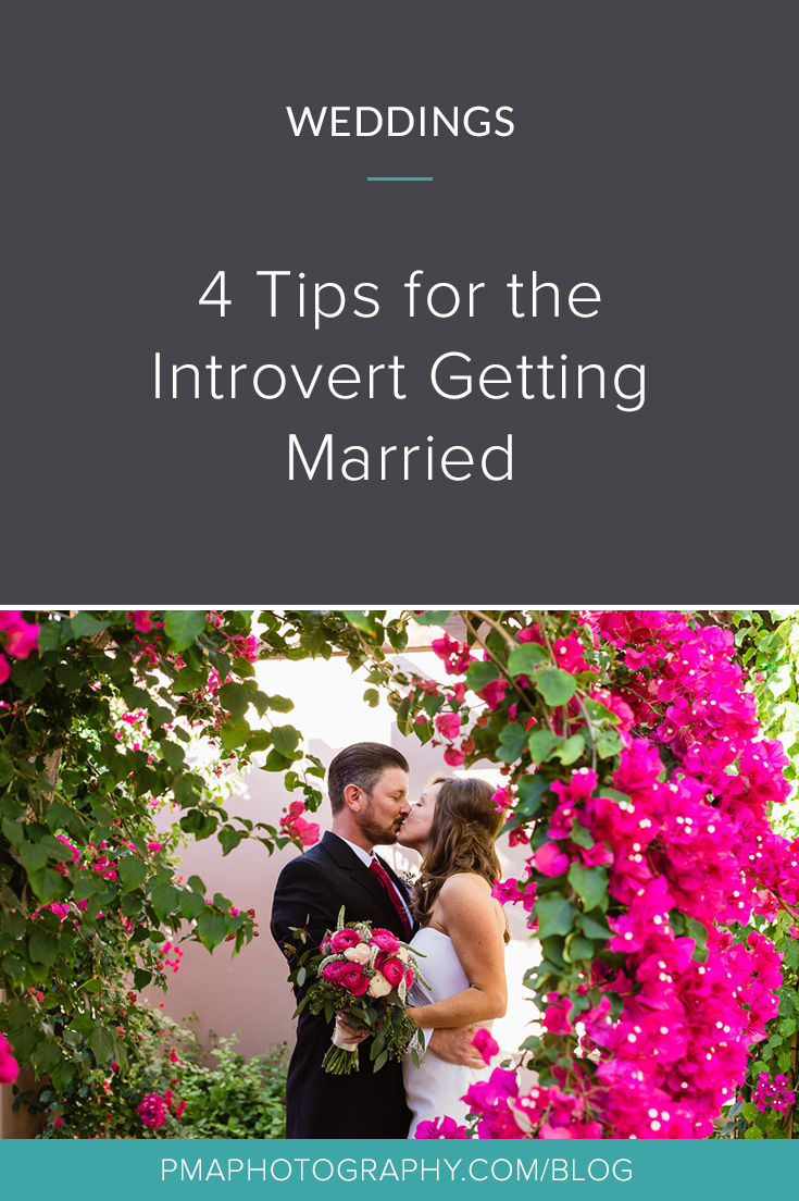 Wedding planning tips: 4 tips for the introvert getting married by PMA Photography.
