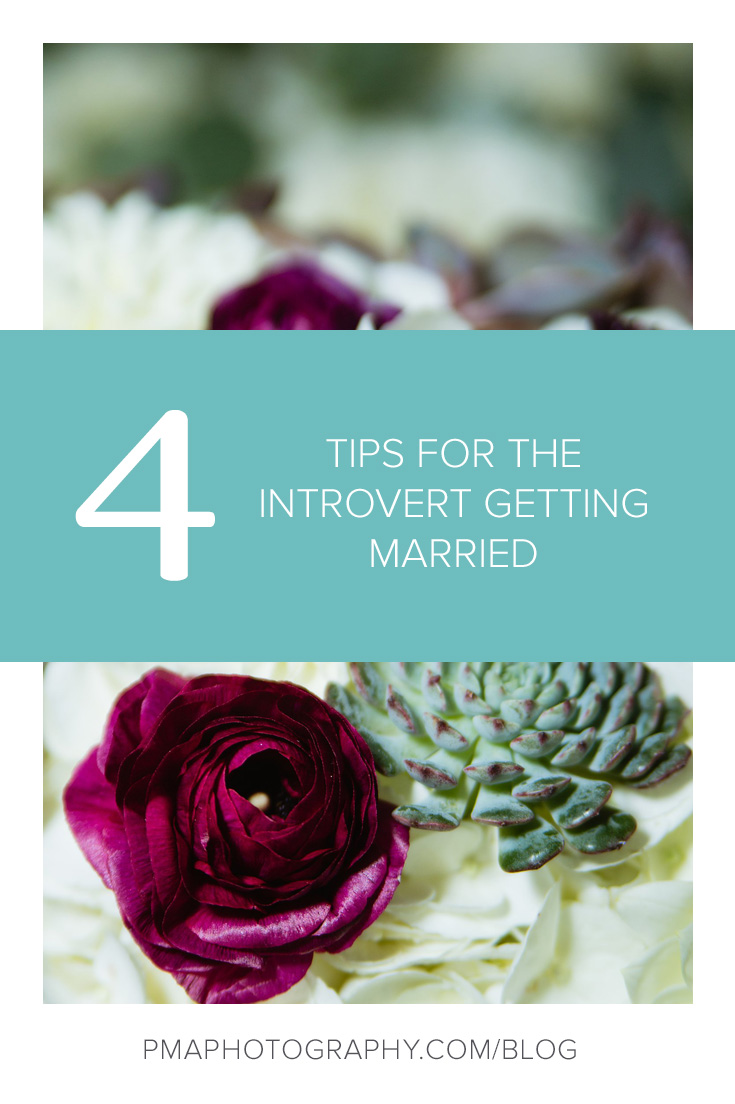 Wedding planning tips: 4 tips for the introvert getting married by PMA Photography.