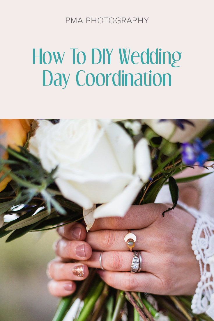 Wedding planning tips: how to DIY wedding day coordination by PMA Photography. 