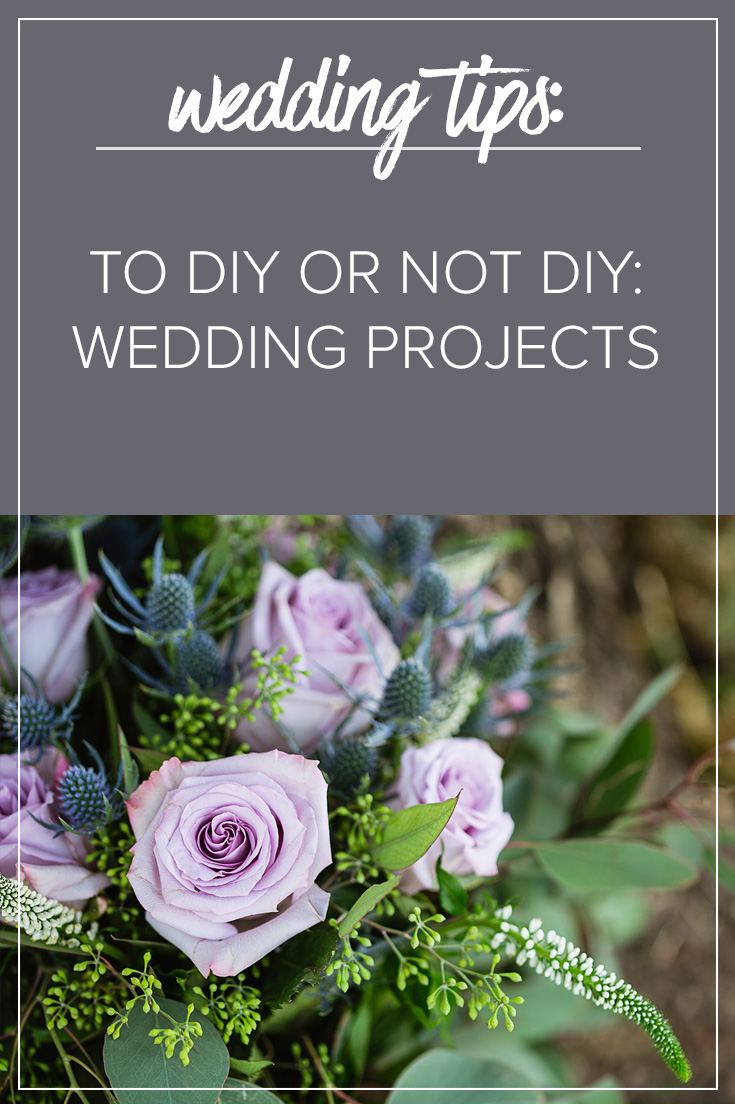To DIY or not to DIY Wedding Projects