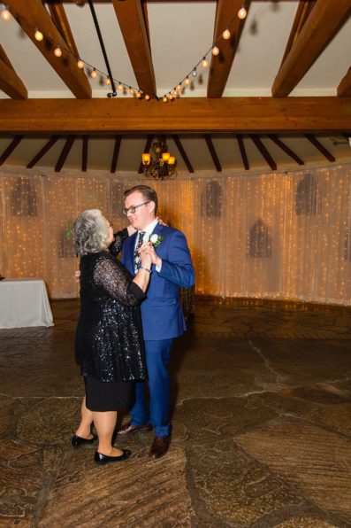 Mother son dance at the Wright House Provencal wedding by PMA Photography.