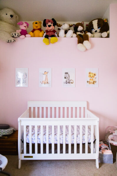 Detail image of nursery during In-Home Newborn session by Juniper and Co Photography.