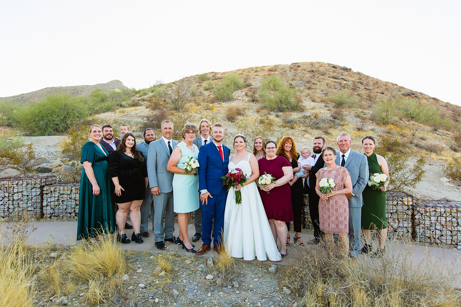 Family portraits at intimate desert by Juniper and Co Photography.