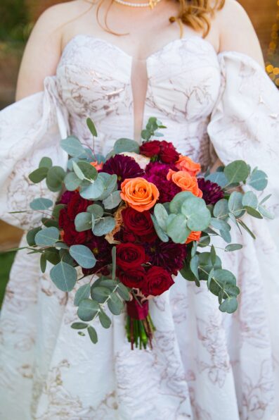 Bride's enchanted bouquet by Juniper and Co Photography.