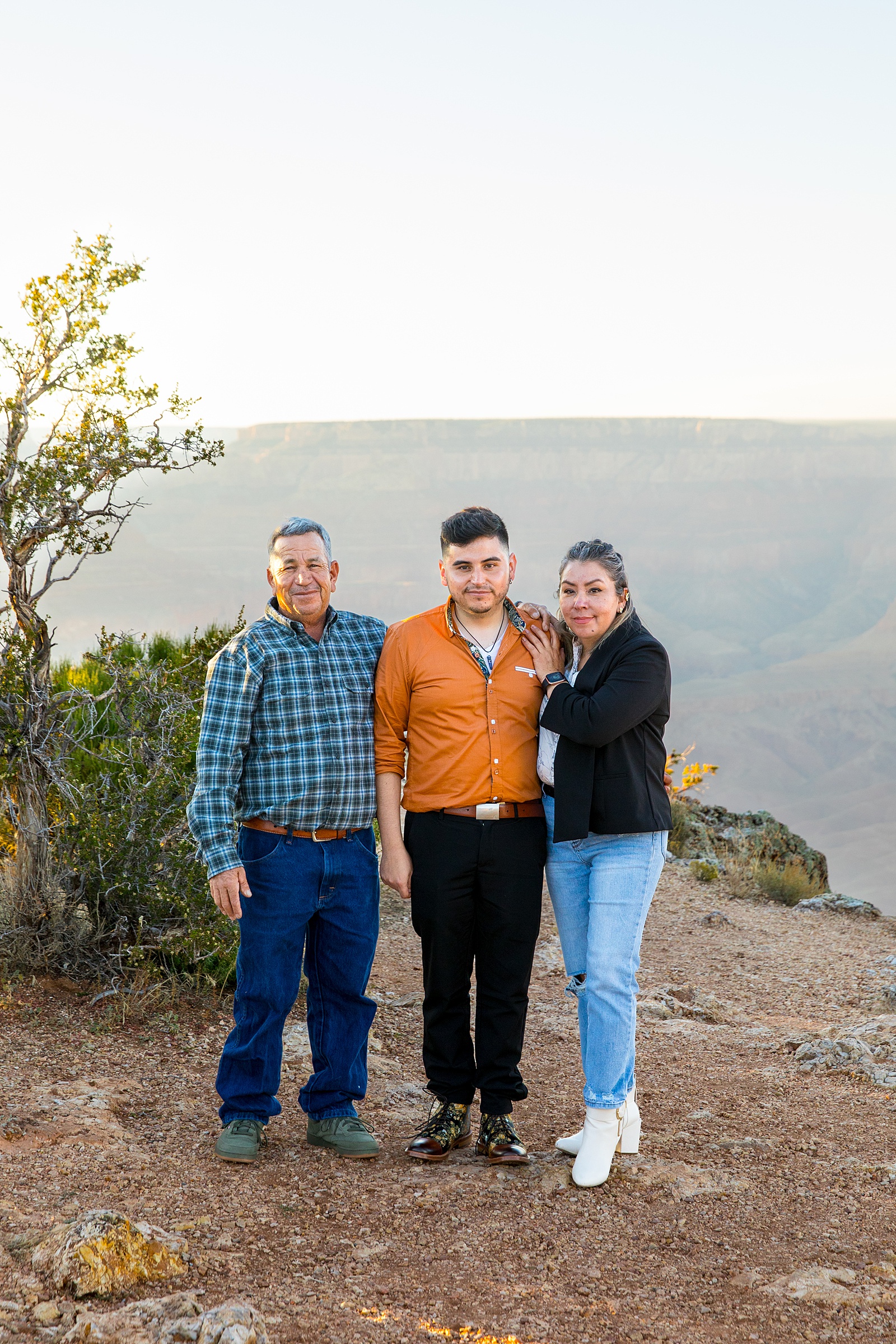 Family portraits at Grand Canyon by Juniper and Co Photography.