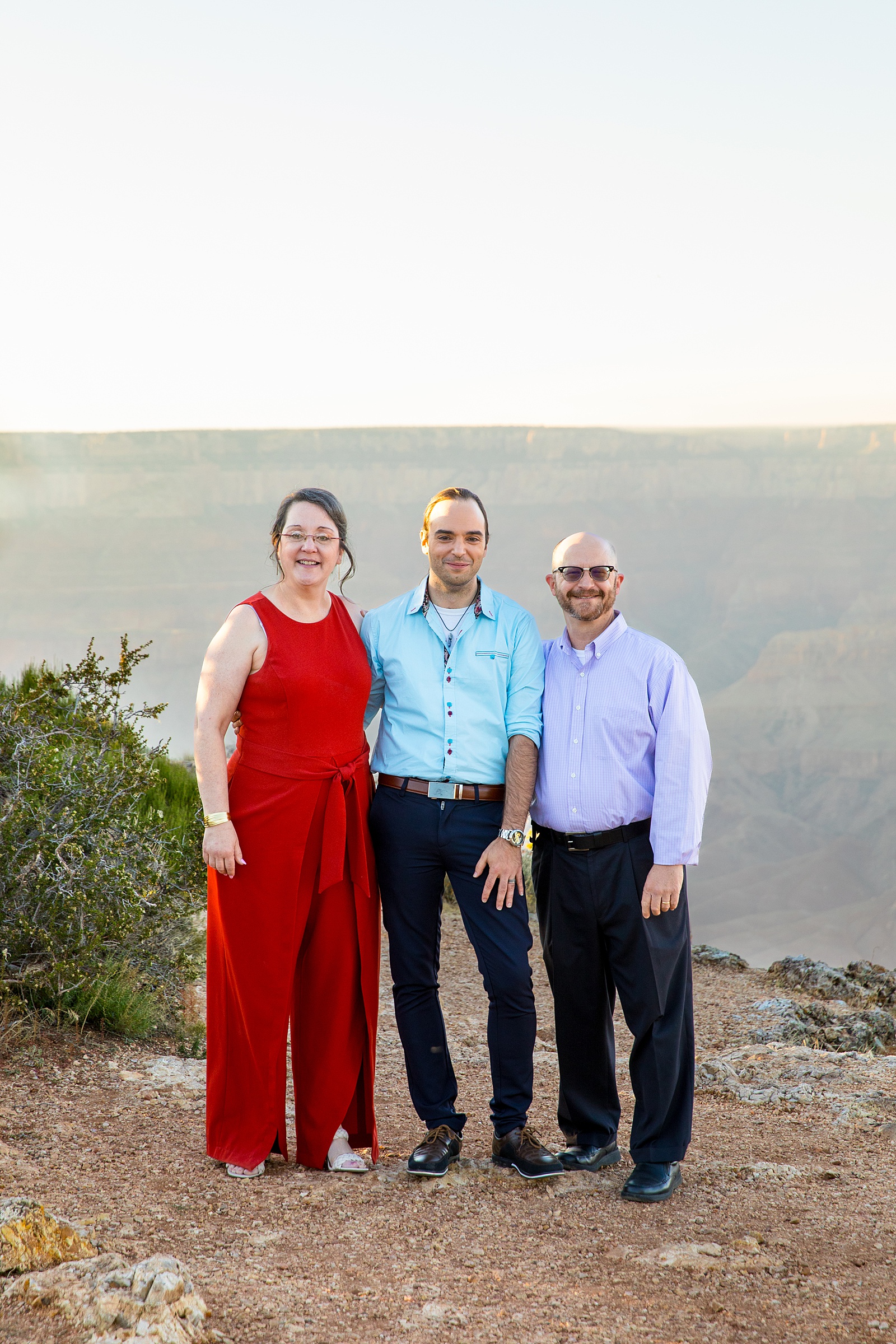 Family portraits at Grand Canyon by Juniper and Co Photography.